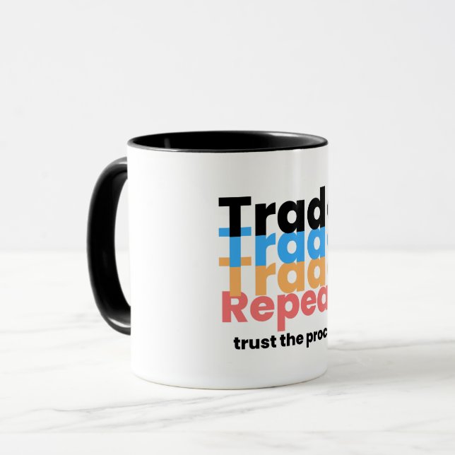 Caneca Processo Forex Trading (Frente Esquerda)