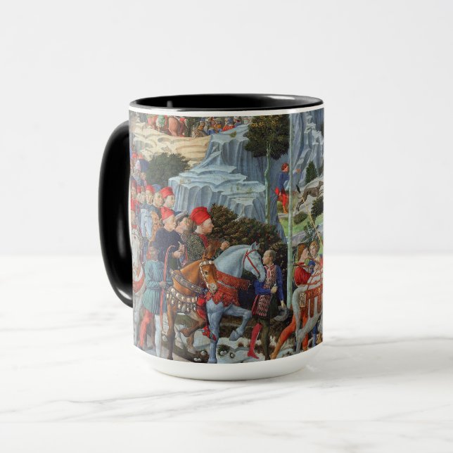 Caneca Procissão de Magi-Benozzo Gozzoli (Frente Esquerda)