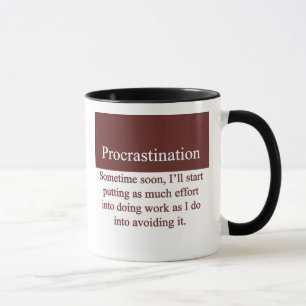 Caneca Procrastinação