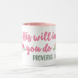 Caneca Procure a vontade dele em tudo que você faz o Prov