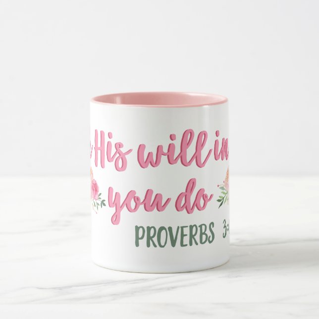 Caneca Procure a vontade dele em tudo que você faz o Prov (Centro)