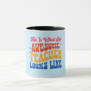Caneca Professor Azul Incrível
