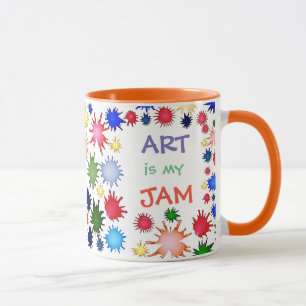 Caneca Professor de Arte Mug, Emperramento de Arte, Prese