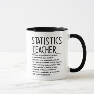 Caneca Professor de estatística