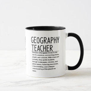 Caneca professor de geografia