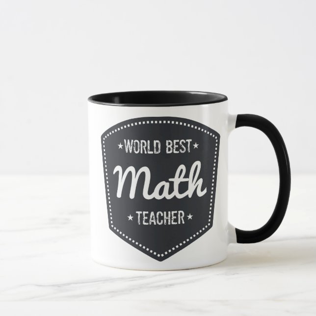 Caneca Professor de matemática engraçado - professor de (Direita)