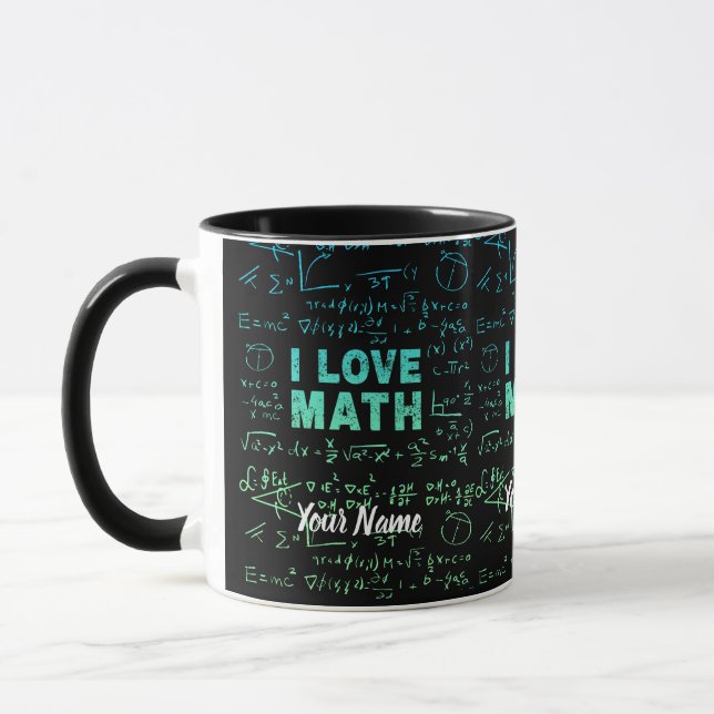 Caneca Professor De Matemática Ou Professor De Matemática (Esquerda)