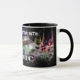 Caneca Professor de Música Profissional Vintage