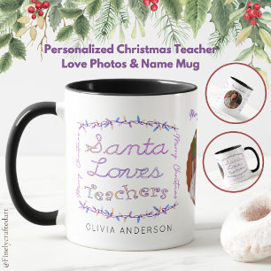 Caneca Professor de Natal Personalizado Ame Fotografias e
