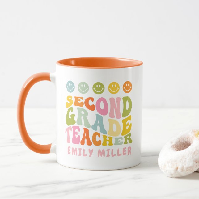 Caneca Professor de segundo grau Gift Mug (Com Donut)