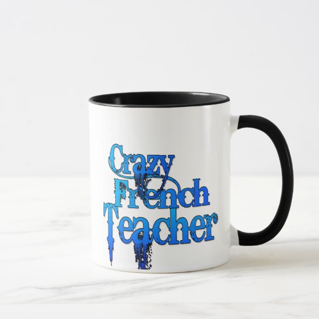 Caneca Professor francês maluco (Direita)