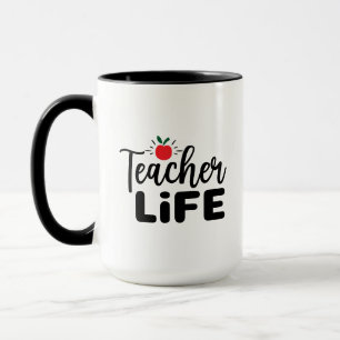 Caneca Professor Life Wordart