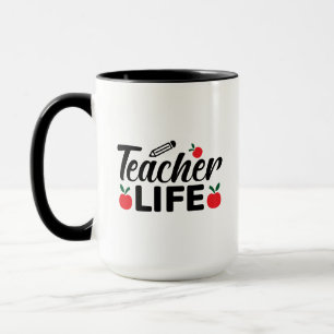 Caneca Professor Life Wordart