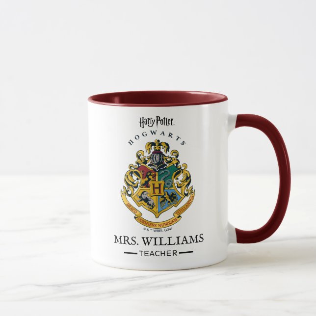 Caneca Professor Personalizado | Emblema de HARRY POTTER™ (Direita)