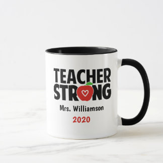 Caneca Professor Personalizado Forte Com Ano Editável