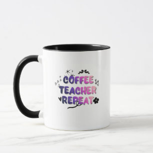 Caneca Professor Repete Café – Presente Divertido