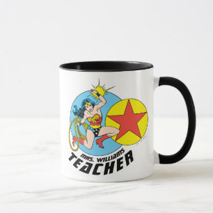 Caneca Professora da Mulher Maravilha Red Star