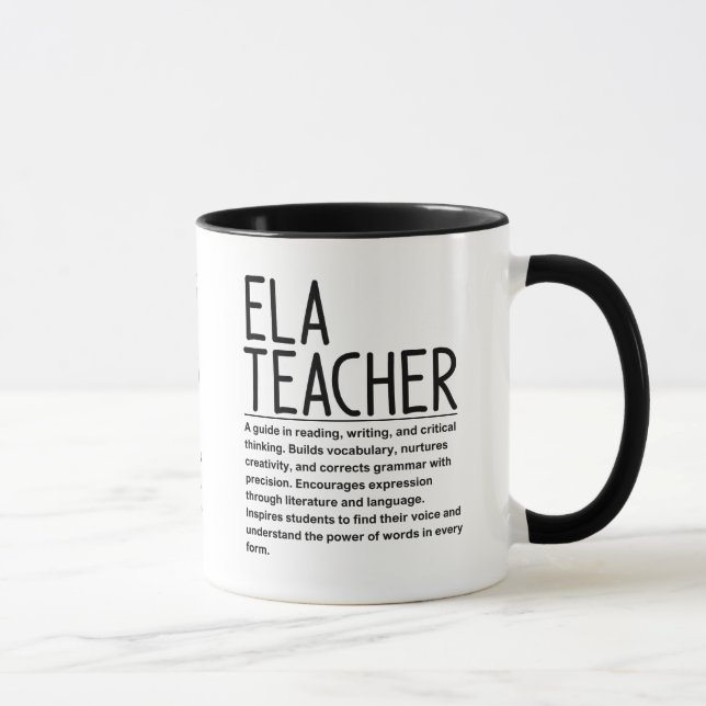 Caneca Professora de ELA (Direita)