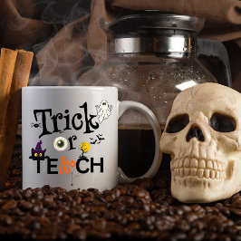 Caneca Professora Halloween Coffee Mugs | Truque Ou Ensin