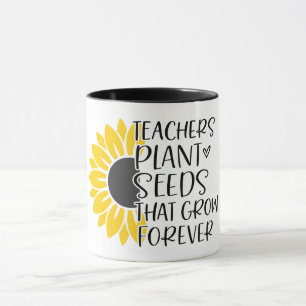 Caneca Professora Inspiradora/ Cama de Girassol