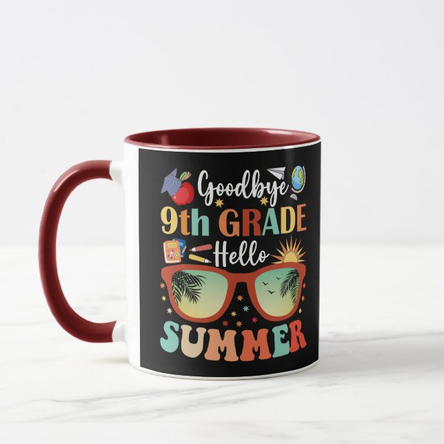 Caneca Professores Alunos Adeus Verão do 9º ano (Esquerda)