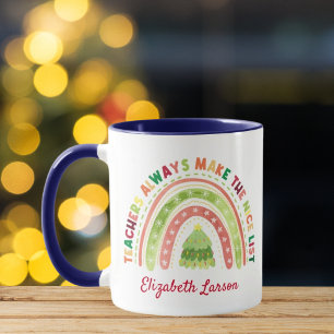 Caneca Professores do Arco-Íris de Natal Apreciações Mari