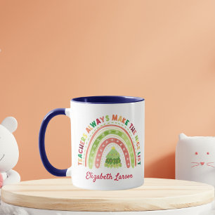 Caneca Professores do Arco-Íris de Natal Apreciações Mari