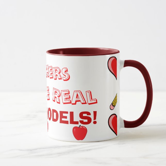 Caneca Professores do supermodelo! (Direita)