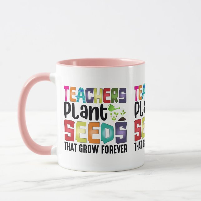 Caneca Professores Plantam Sementes Que Crescem Para Semp (Esquerda)