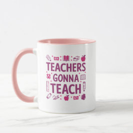 Caneca Professores vão ensinar