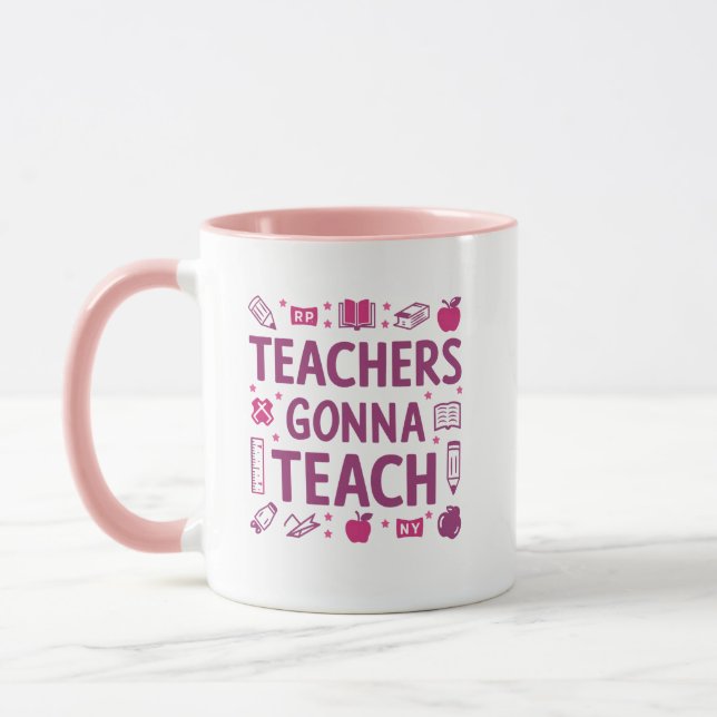 Caneca Professores vão ensinar (Esquerda)