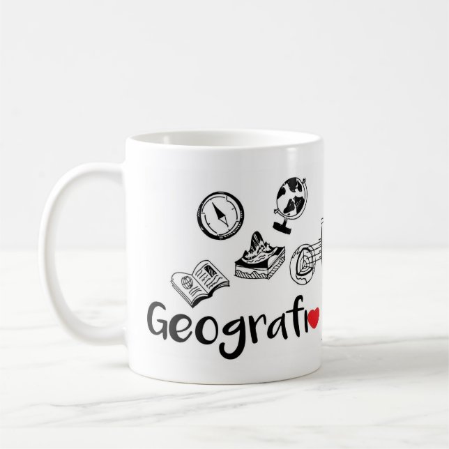 Caneca Profissão Geografia 325ml (Esquerda)