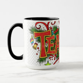 Caneca Profissionais Festivos Fofos - Professores