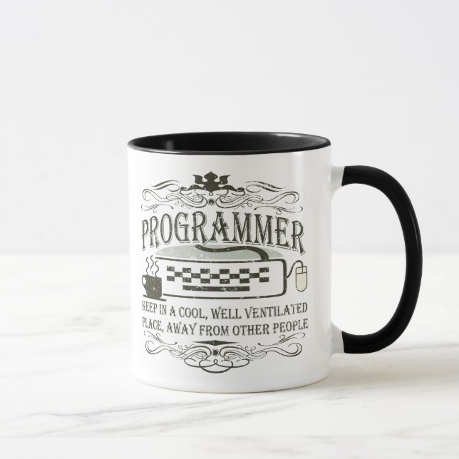 Caneca Programador engraçado (Direita)