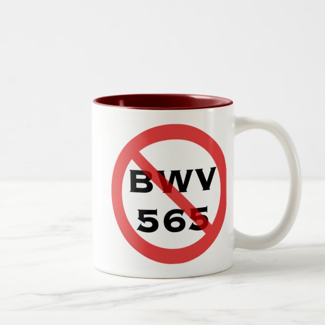 Caneca proibida de BWV 565 (Direita)