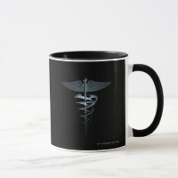 Projector em um caduceus médico