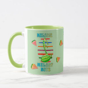 CANECA PROJETADA FUSÃO MÚSICA DE MELANCIA 