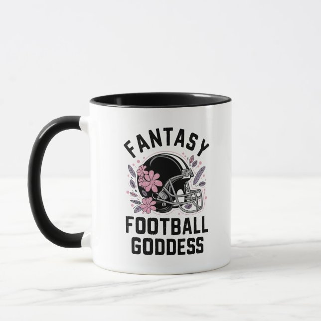 Caneca Projeto da Deusa Esportiva Fantasia de Futebol (Esquerda)
