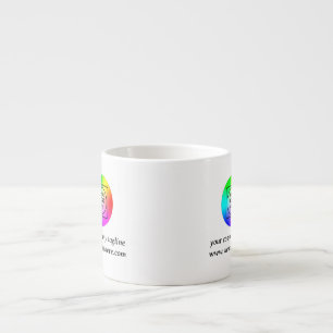 Caneca promocional com logotipo empresarial retang