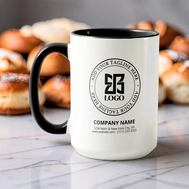 Caneca Promocional de Pequenas Empresas com Logoti (Criador carregado)