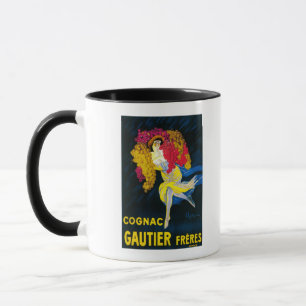 Caneca Promocional PosterFrance de Gautier do conhaque