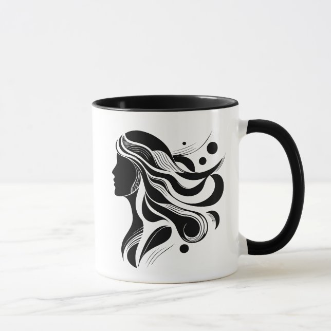 Caneca Promocional Simples Mug Logotipo Personalizado par (Direita)
