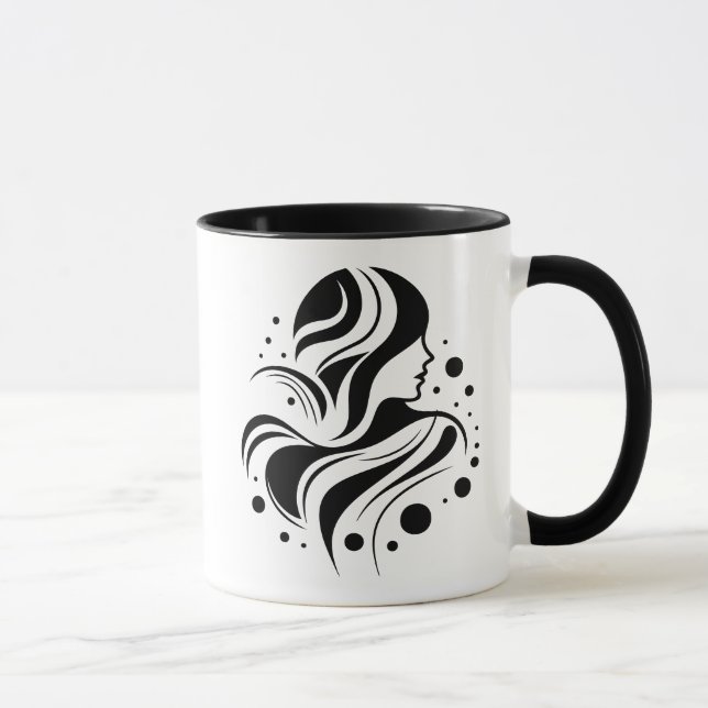 Caneca Promocional Simples Mug Logotipo Personalizado par (Direita)