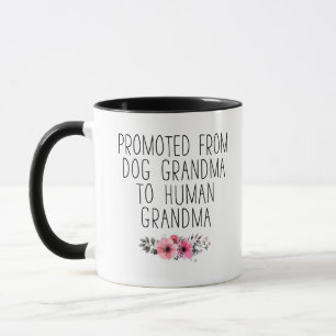 Caneca Promovida Para A Avó Humana Da Vovó Cachorra Eng