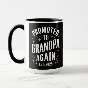 Caneca Promovido a Avô Novamente 2025 Logo Avô 