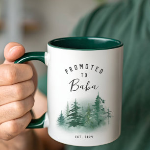 Caneca Promovido A Baba Ano Leste.