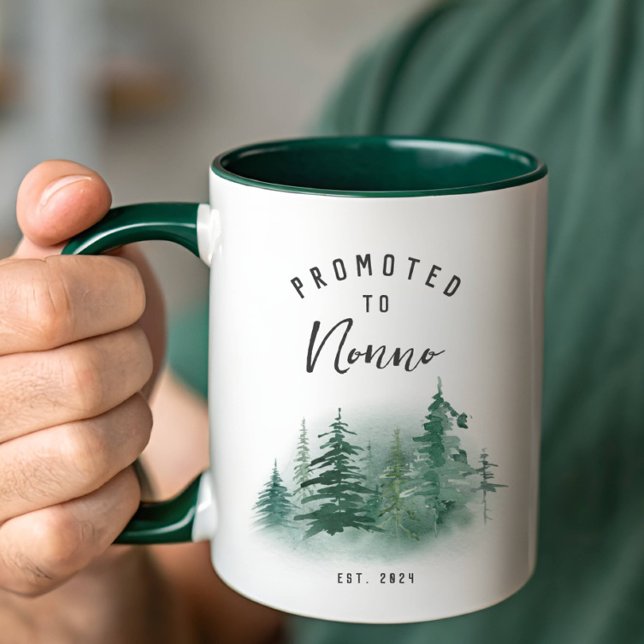 Caneca Promovido a Nonno Ano Est. (Criador carregado)