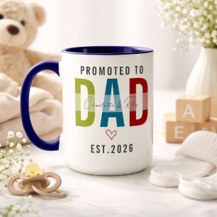 Caneca Promovido a Papai   Primeiro Dia dos Pais Personal