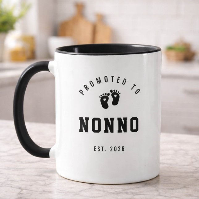 Caneca Promovido a Vovô Nonno (Criador carregado)