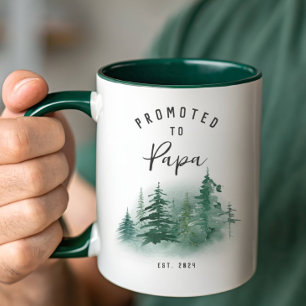 Caneca Promovido Ao Pai Ano Leste.